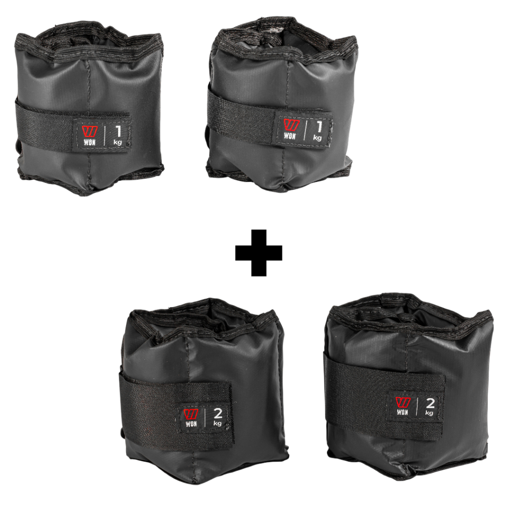 Kit Par Caneleiras Peso 1kg + 2kg Tornozeleira de Peso Treino em Casa Funcional Academia Pilates em Oferta na Shopee