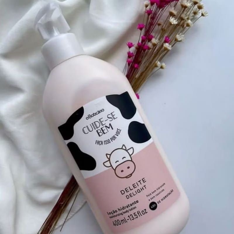 Cuide-Se Bem Deleite: Hidratante 400ml/Body Splash 200ml/Body Splash Beijinho 200ml