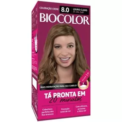Tinta De Cabelo Biocolor Louro Claro Radia 8.0 Mini