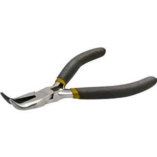 Mini Alicate Bico Meia Cana Curvo 4.1/2 – Titanium Platina em Oferta na Shopee