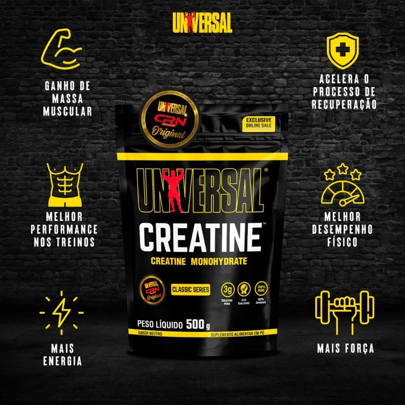 Creatina Monohidratada Universal Nutrition 500g Kit 2x — foto 4