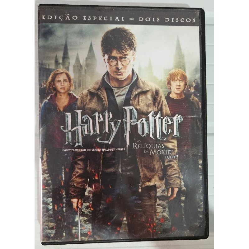 DVD Harry Potter E As Relíquias Da Morte Parte 2 Original Usado