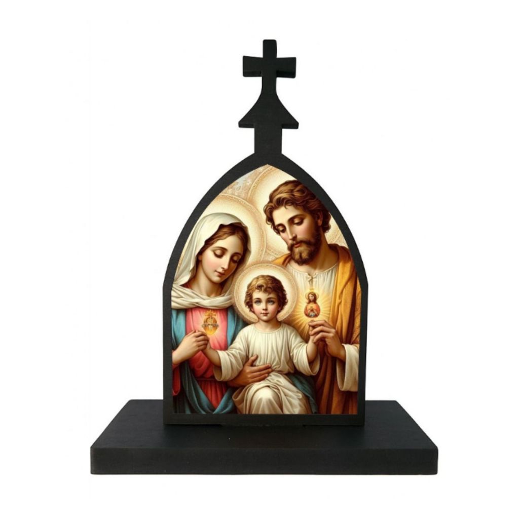 Kits Lembranças A Sagrada Família Impressão UV Colorida MDF Fé em Oferta na Shopee