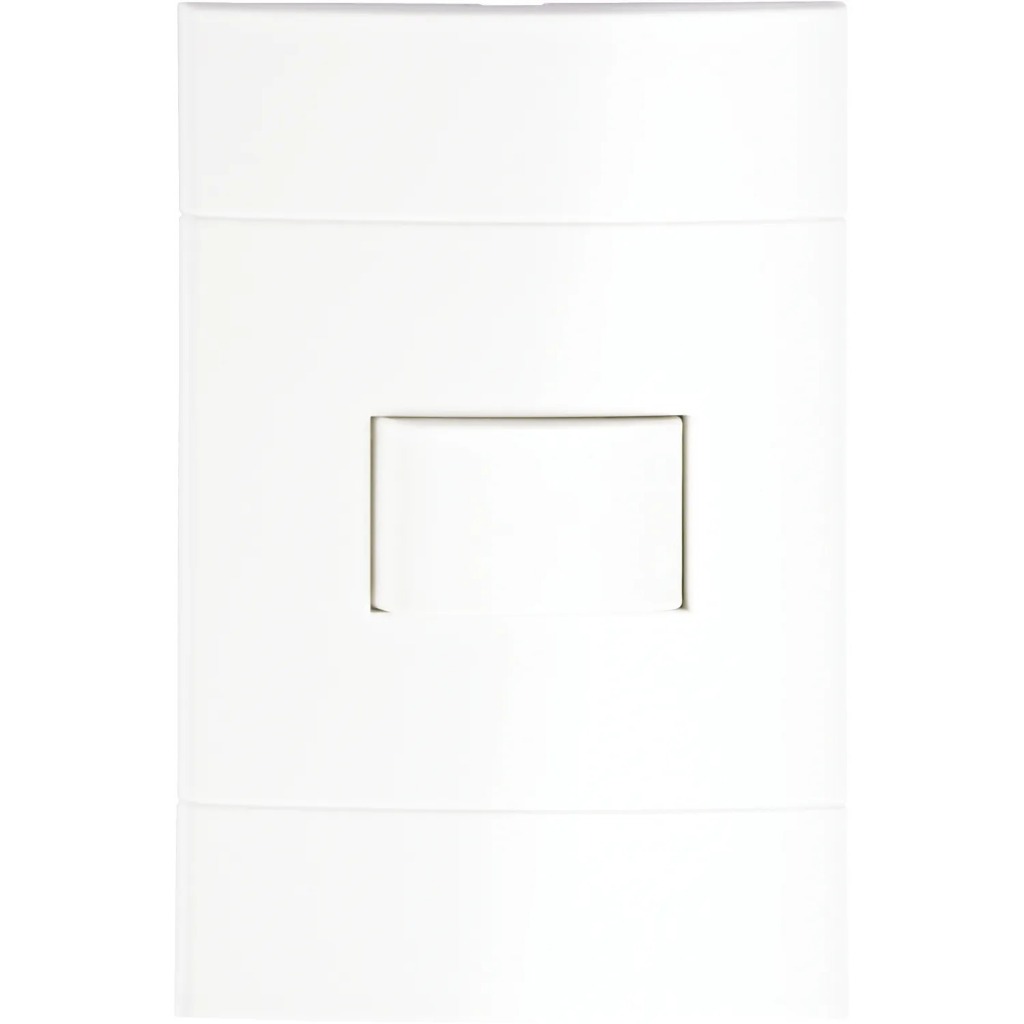Conjunto Interruptor Simples 10A 250V Branco Lunare - Schneider Electric