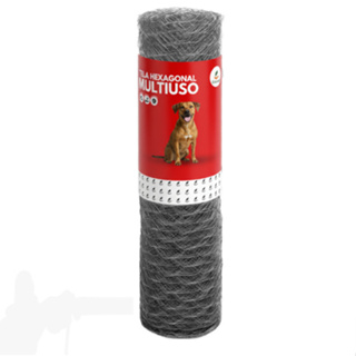 Tela Multiuso Galinheiro 1,20x50 Metros Fio 23 Galinheiro, Cães, Gatos, Hortas, Portões em Oferta na Shopee