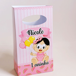 PEGUE E MONTE Sacolinhas Personalizadas Magalii baby/Lembrancinha aniversário Magali