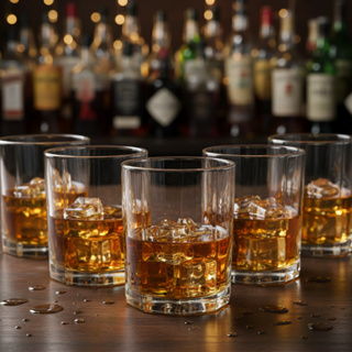 Copos de Vidro Octon On The Rocks para Whisky 280ml, Jogo Com 6 Peças - Ruvolo em Oferta na Shopee