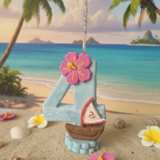 Vela Moana Azul Em Biscuit Com Pavio FULL  - ENVIO IMEDIATO - Topo De Bolo em Oferta na Shopee