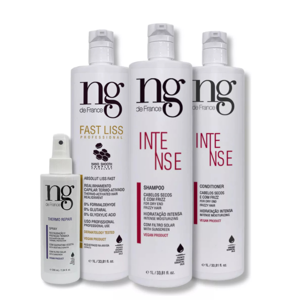 Ng De France Fast Liss + Termo + Sh. Intens + Cond. Inten 1l