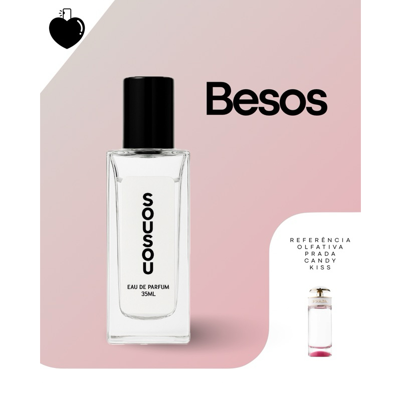 Perfume Besos Eau De Parfum em Oferta na Shopee
