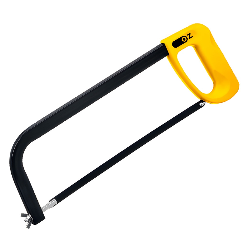 Arco De Serra Fixo Com Lamina 12" 30cm De Aço Carbono E Polipropileno Multiuso Oz em Oferta na Shopee