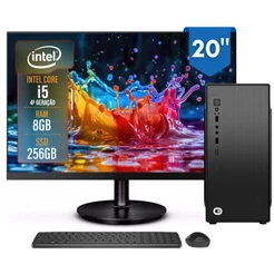 Computador Completo 2Eletro Top Intel Core i5, 8GB RAM, 256GB, Bivolt, 20" LED - CD2E-0110TO