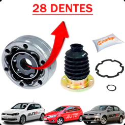 Junta Deslizante Bolachão Câmbio Cofap Gol (G5 a diante) Fox Voyage Só 1.0 8V 1991 ate 2022