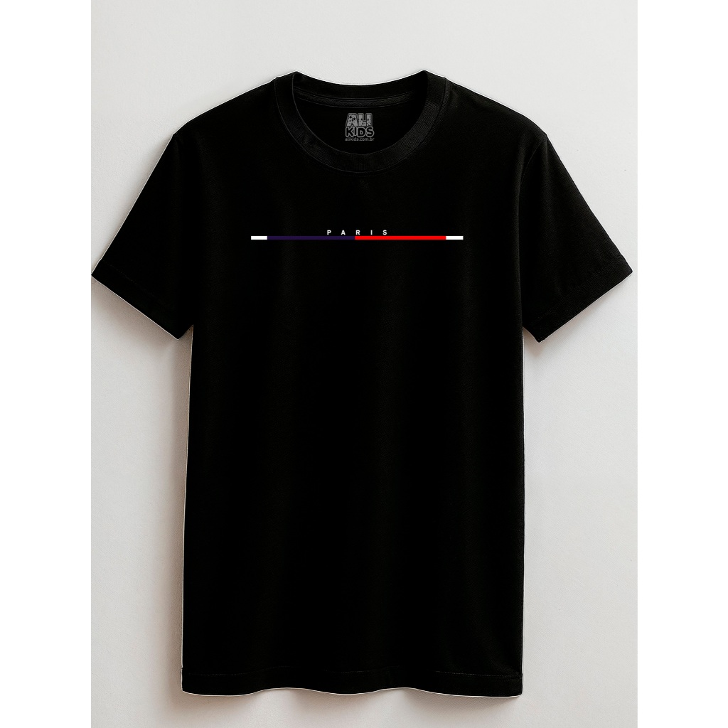 Camisa Paris Juvenil e Infantil 2 ao 16 anos 100% Algodão Street Unissex