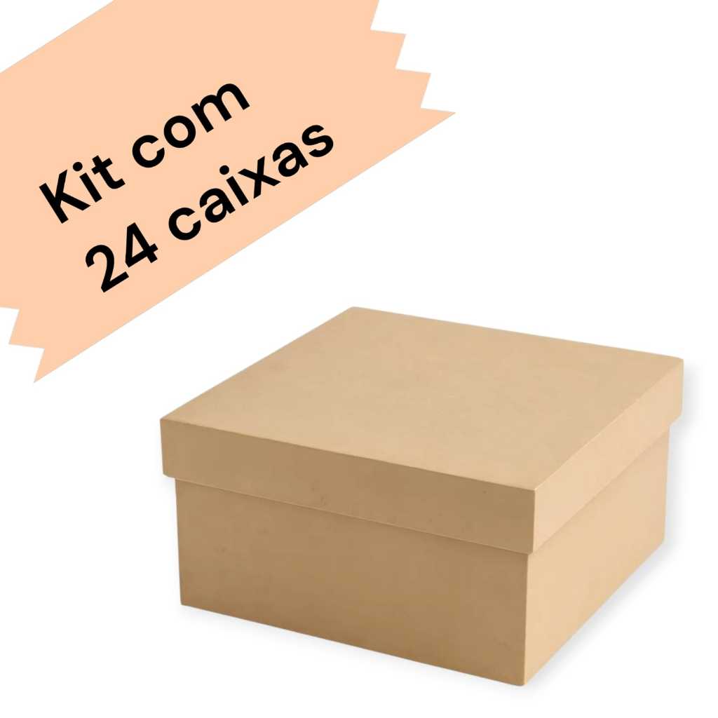 24 caixas 15x15x8 caixa casamento caixa convite