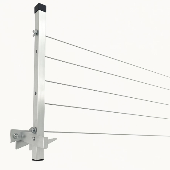 Varal Retrátil Alumínio Reforçado De Parede Para Roupas Suporta Até 80kg em Oferta na Shopee