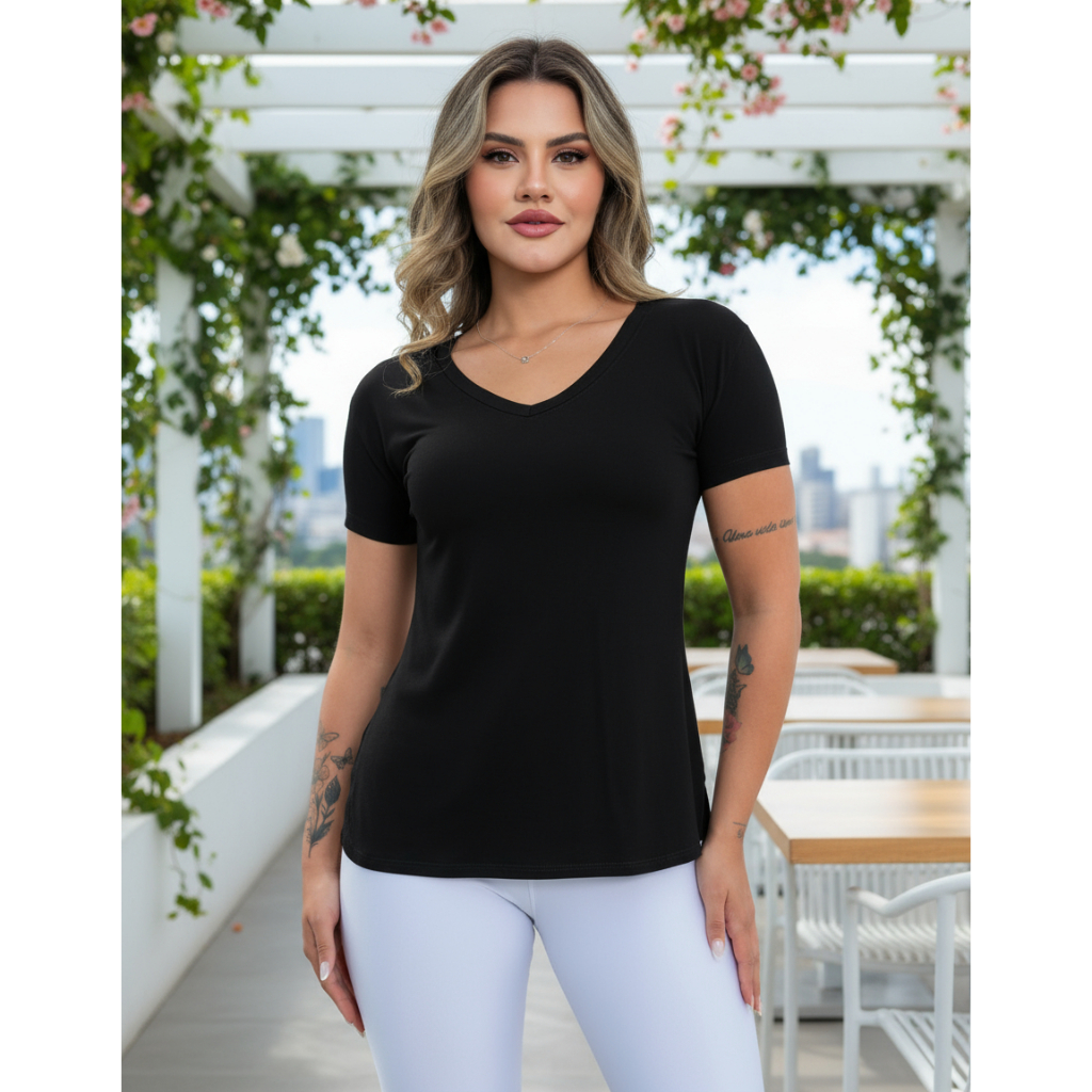 Blusas Feminina VestLegging Tapa Bumbum Academia Fitness