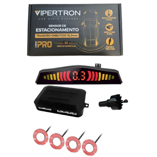 Sensor Ré Estacionamento Distancia 4 Sensores Universal Carro Branco Parachoque Traseiro Baliza em Oferta na Shopee