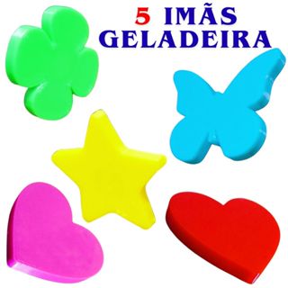 Kit 5 Imãs Magneticos Geladeira Armarios Planner Superficie Metalica Para Lembretes Fotos Recados Aviso em Oferta na Shopee