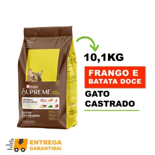 Ração Quatree Supreme Gatos Castrados 10.1kg Frango-Envio Rápido em Oferta na Shopee