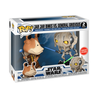FUNKO POP JAR JAR BINKS VS.GENERAL 2PACK 76862  STAR WARS NOVO ORIGINAL em Oferta na Shopee