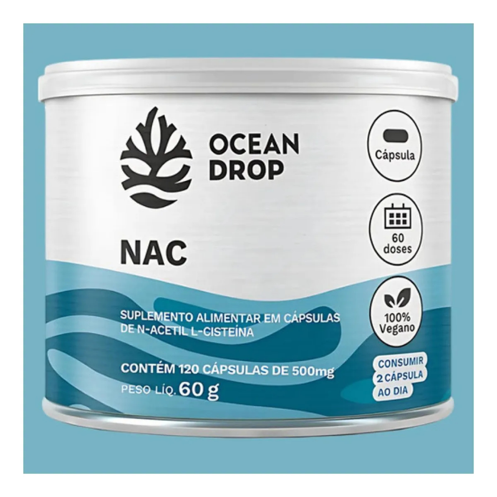 Nac - Ocean Drop 120 Cápsulas em Oferta na Shopee