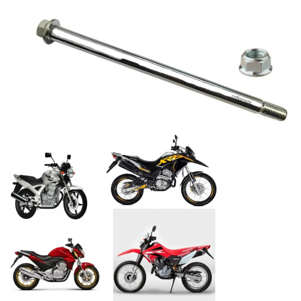 Eixo da Roda Traseira Fazer 150 / Lander 250 / Ténéré 250 / DT 200