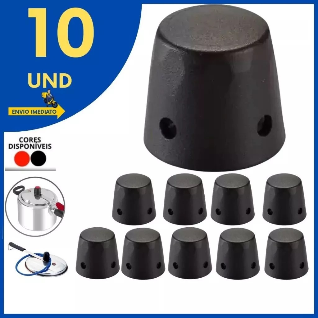 Kit com 10 Peso Válvula Pino para Panela de Pressão Universal – Reposição Segura e Durável em Oferta na Shopee
