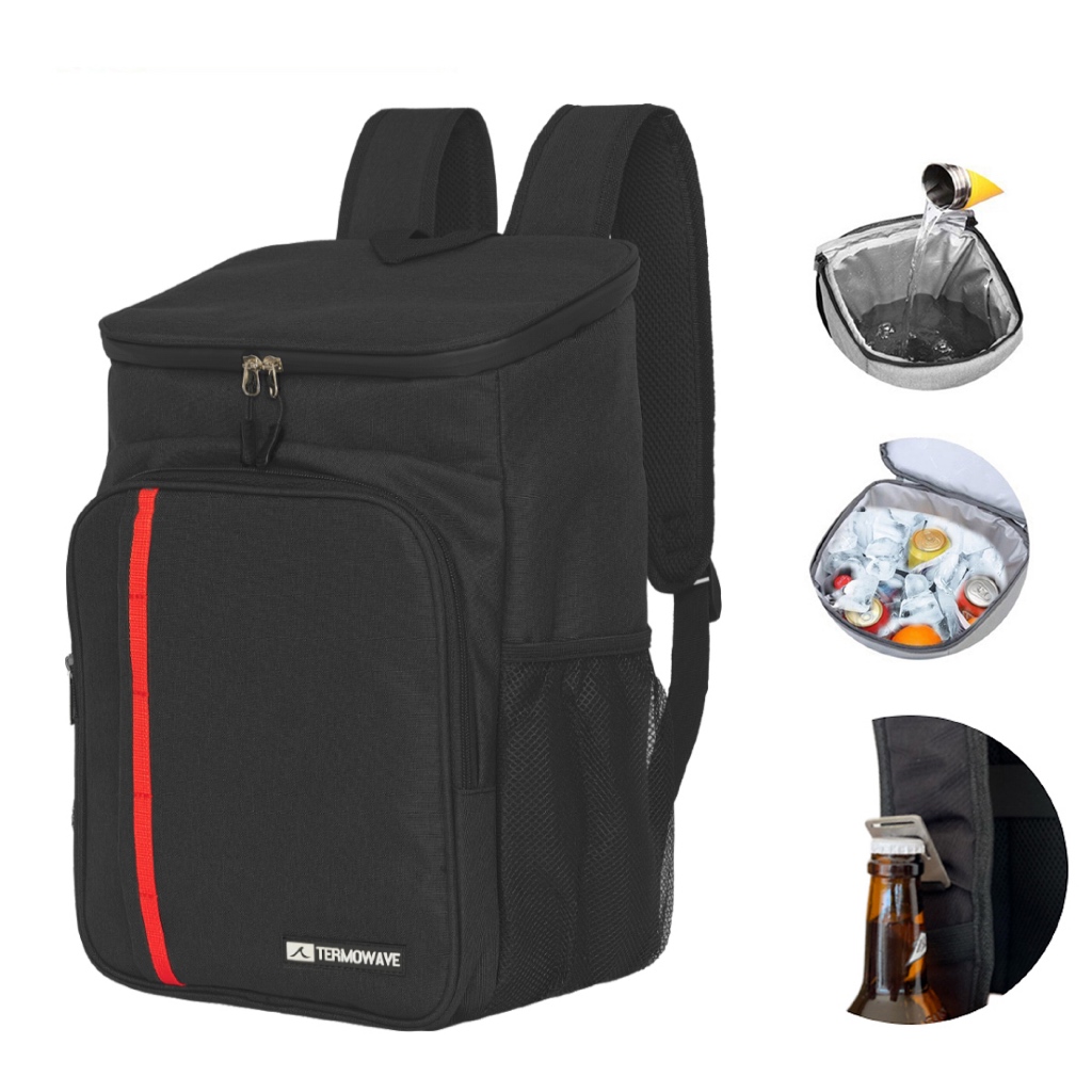 Mochila Térmica Termowave Bolsa Cooler Caixa Bebidas Praia Cerveja Piscina Camping Trilha Trekking