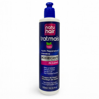 Acidificante Capilar Natuhair TratMais Vegano 300ml Tratamento Cabelo Brilho