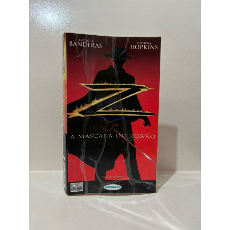 Vhs Filme A Máscara do Zorro. Legendado e testado.