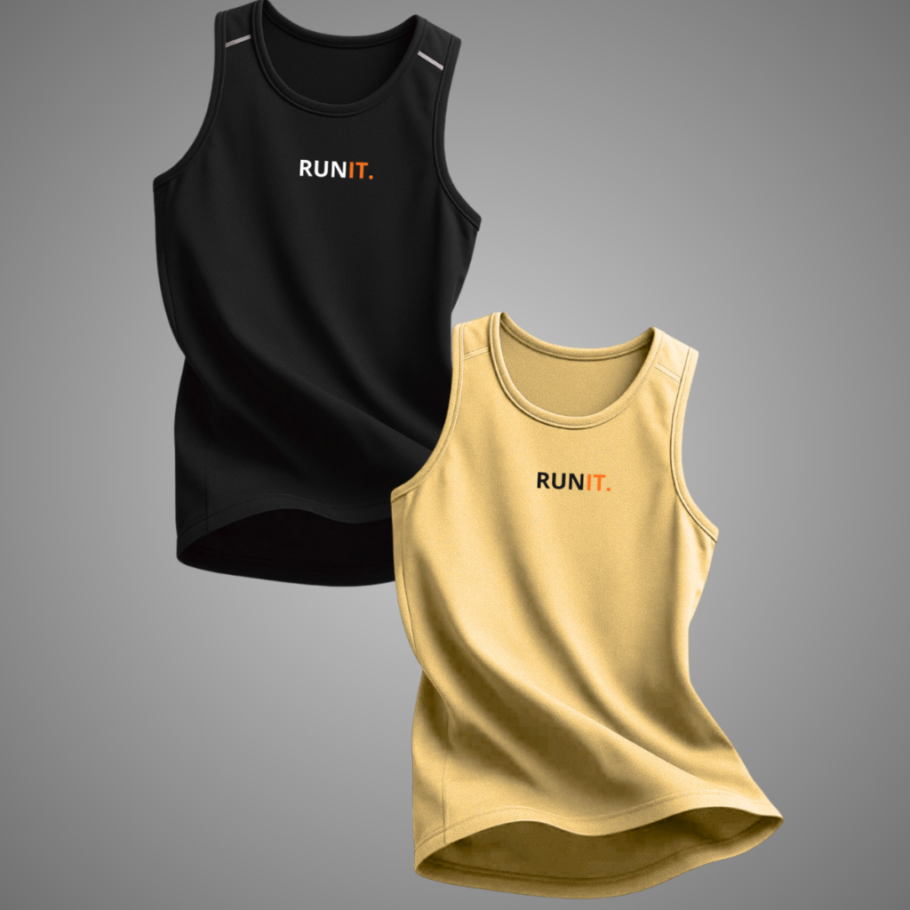 KIT 2 Regatas Masculinas DryFit Academia - 2 Regatas Dryfitness Masculina  Academia Treino em Oferta na Shopee