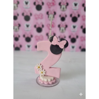 Vela Minnie Rosa Em Biscuit FULL - ENVIO IMEDIATO - em Oferta na Shopee