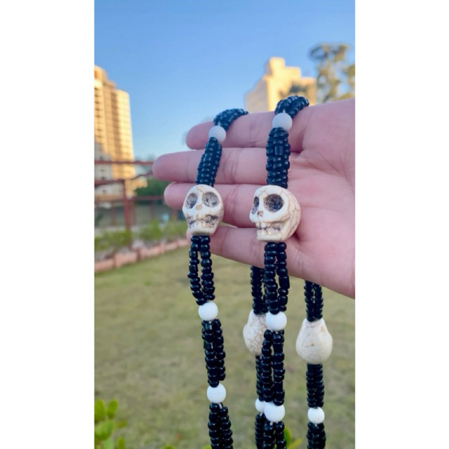 Guia Exu Caveira / Exu Tiriri / João Caveira / Tata caveira / Umbanda / Candomblé / Kimbanda / Brajá