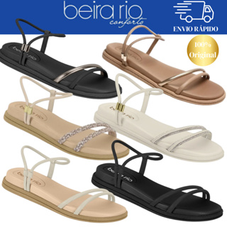 Sandalia Papete Beira Rio 8488.113 Rasteira Confortavel Original em Oferta na Shopee