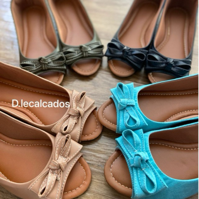 Peep Toe Sapatilha Aberta na Frente Feminina Sandália Peep Toe Sapatilha Com Abertura em Oferta na Shopee