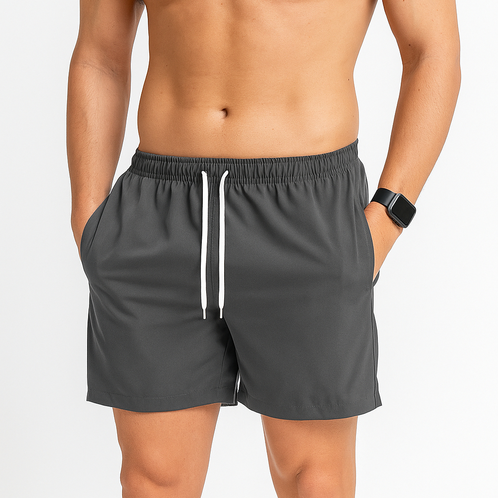 Short Bermuda Tactel Leve Com Elastano Confortavel para Corrida Praia  Academia Exercicios