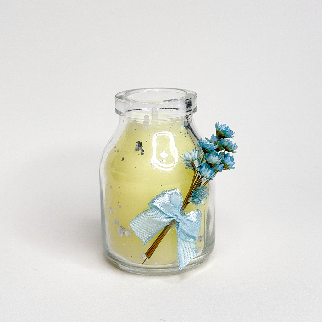 Lembrancinha Velas Aromáticas 60ml no Tule | Personalizada para Casamento, Chá de Bebê, Maternidade e Aniversário