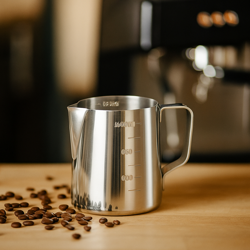 Jarra Pitcher Leiteira Inox 600ml Barista Profissional Latte Art Desenho Café Cremeira Bico Fino