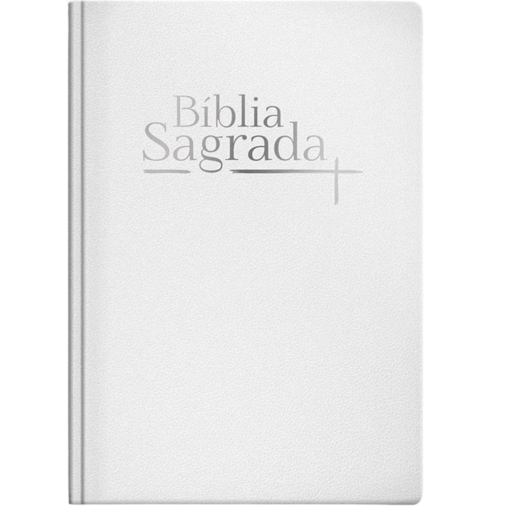 Bíblia Sagrada NVI Capa Branca Luxo em Oferta na Shopee