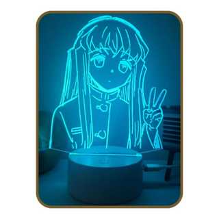 Luminária Usb Led 7 cores Muichiro Tokito Anime Abajur Decoração em Oferta na Shopee