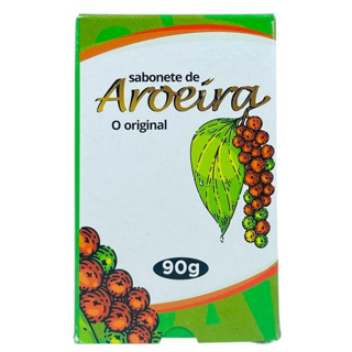 Sabonete de Aroeira em Barra 1 Un. Equilibra a Oleosidade e Previne Acne 90g Baruc Cosméticos em Oferta na Shopee