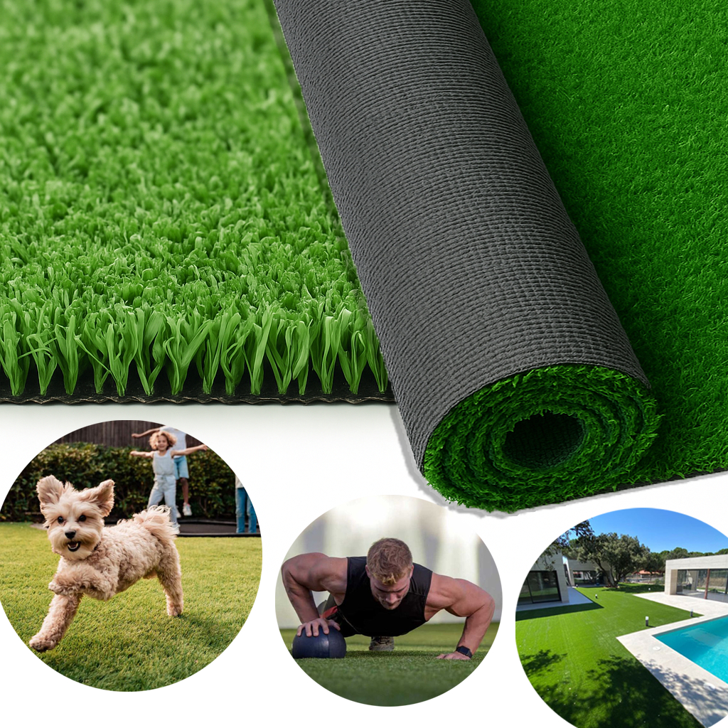 Grama Sintética Decorativo 3m² (1,50x2,00) Tapete Artificial Áreas Externas Internas 12mm Jardim Pet em Oferta na Shopee