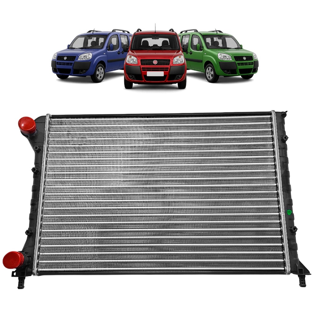 Radiador Fiat Doblo 2007 2008 2009 2010 2011 2012 Com Ar