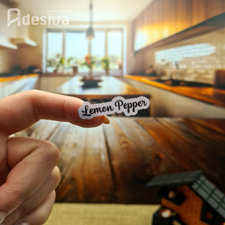Etiquetas Adesivas Para Temperos e Condimentos Adesivo Vinil Prova D'Água Potes de Cozinha 66un em Oferta na Shopee