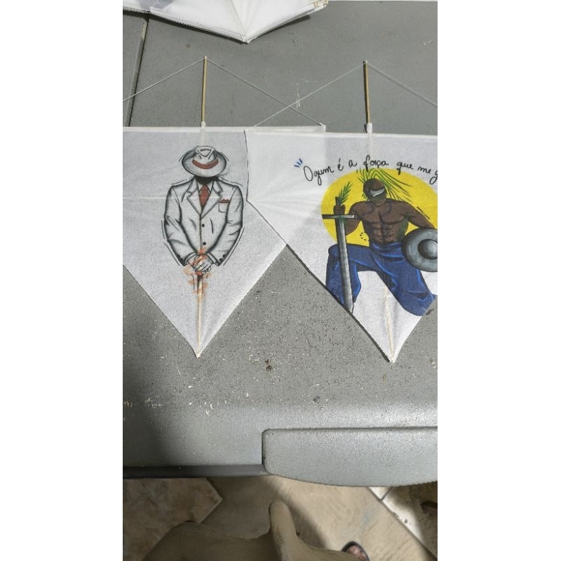 PIPA COM TEMA DE UMBANDA (Terremoto de 45cm)