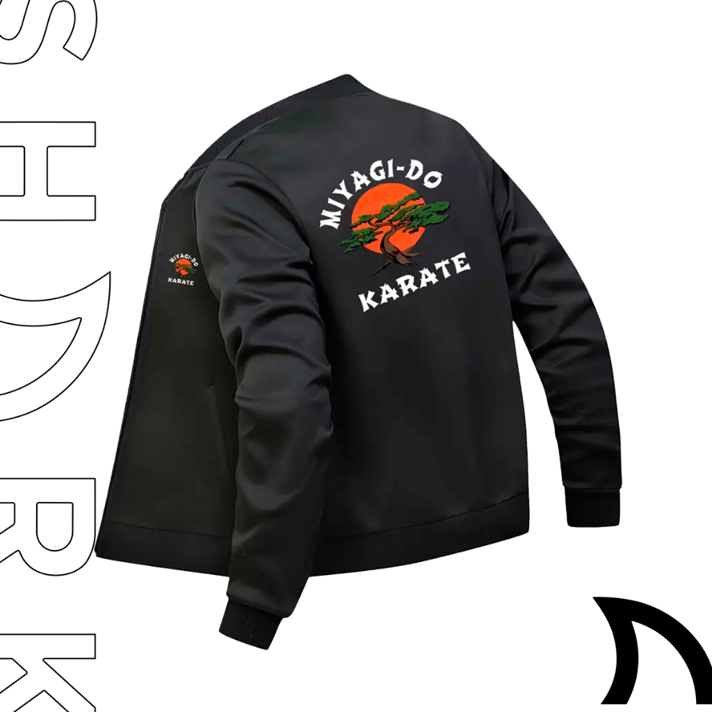 Casaco Jaqueta Masculina Luta Academia Treino Karate Artes Mariciais Simbolo Luta Gym Escola
