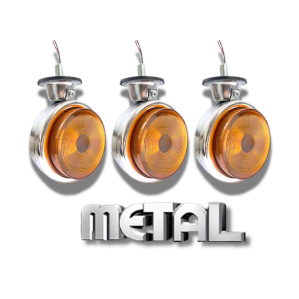 3 Lanterna Bojuda Foguinho Maria Caminhão Carreta Caretinha Reboque Em Metal - Marca Amil em Oferta na Shopee