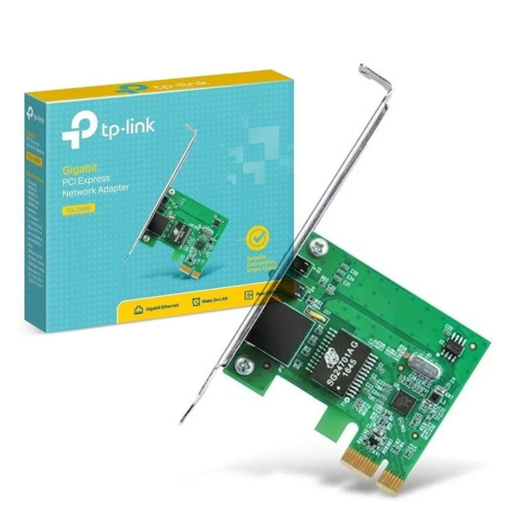 Placa de rede 10/100/1000 Mbps TG-3468 PCI-E - TP-Link