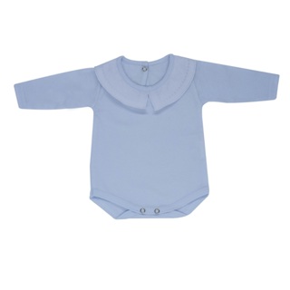 Body De Bebê Com Gola Bordada 100% Algodão em Oferta na Shopee
